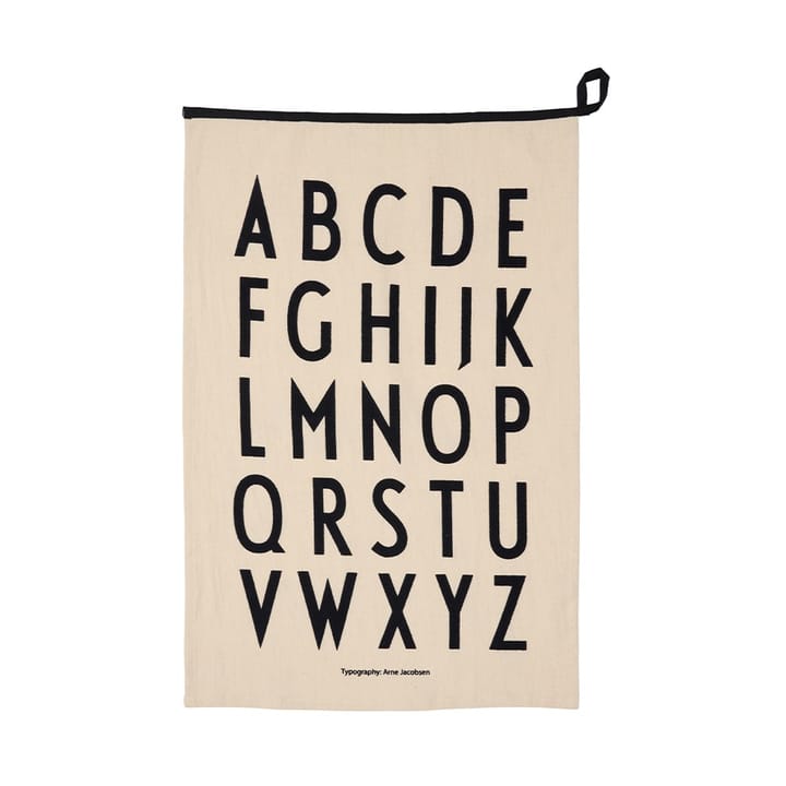 Design Letters Premium classic kjøkkenhåndkle 50x70cm - ABC-svart - Design Letters