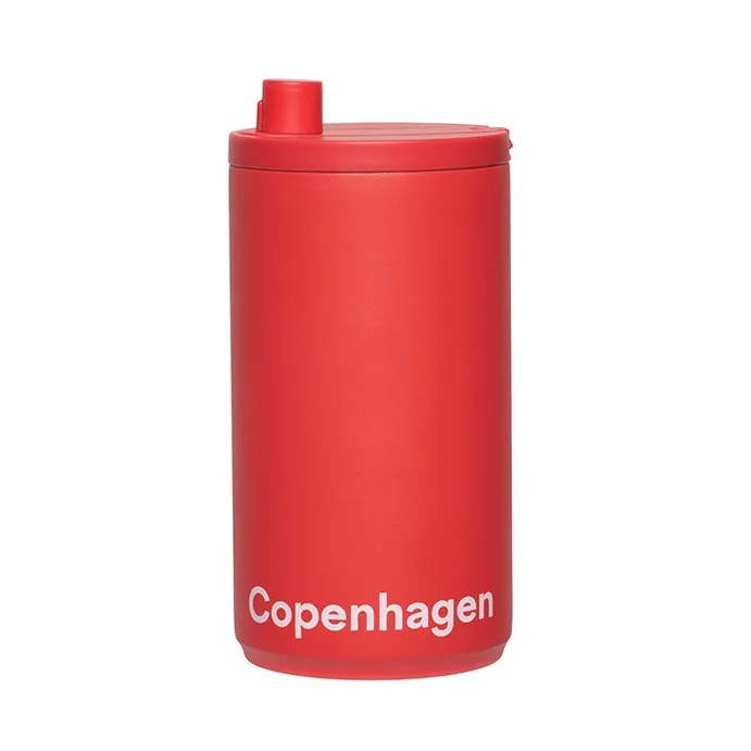 Design Letters Design Letters reisekrus 35 cl Copenhagen-Coral