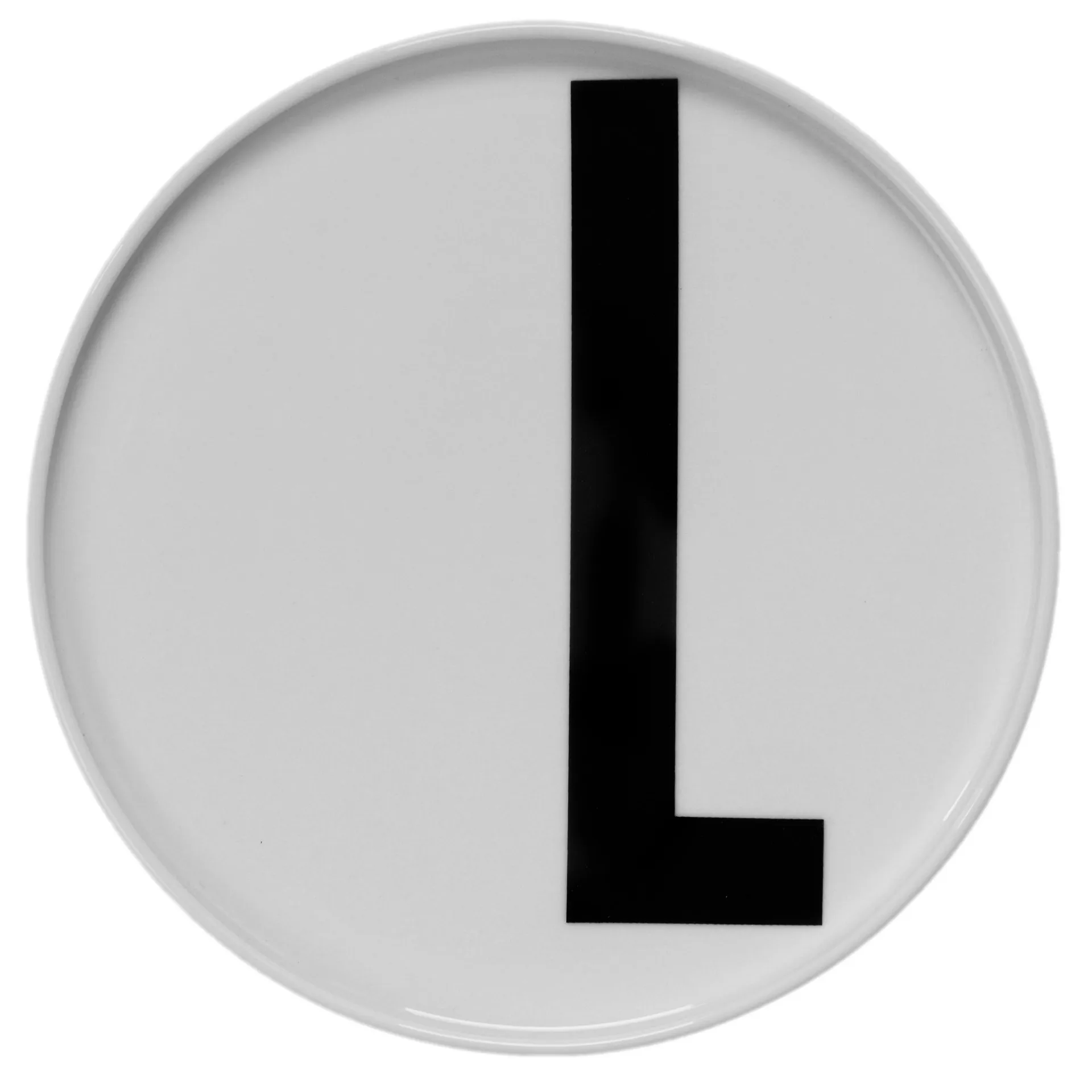 Design Letters tallerken, L Design Letters