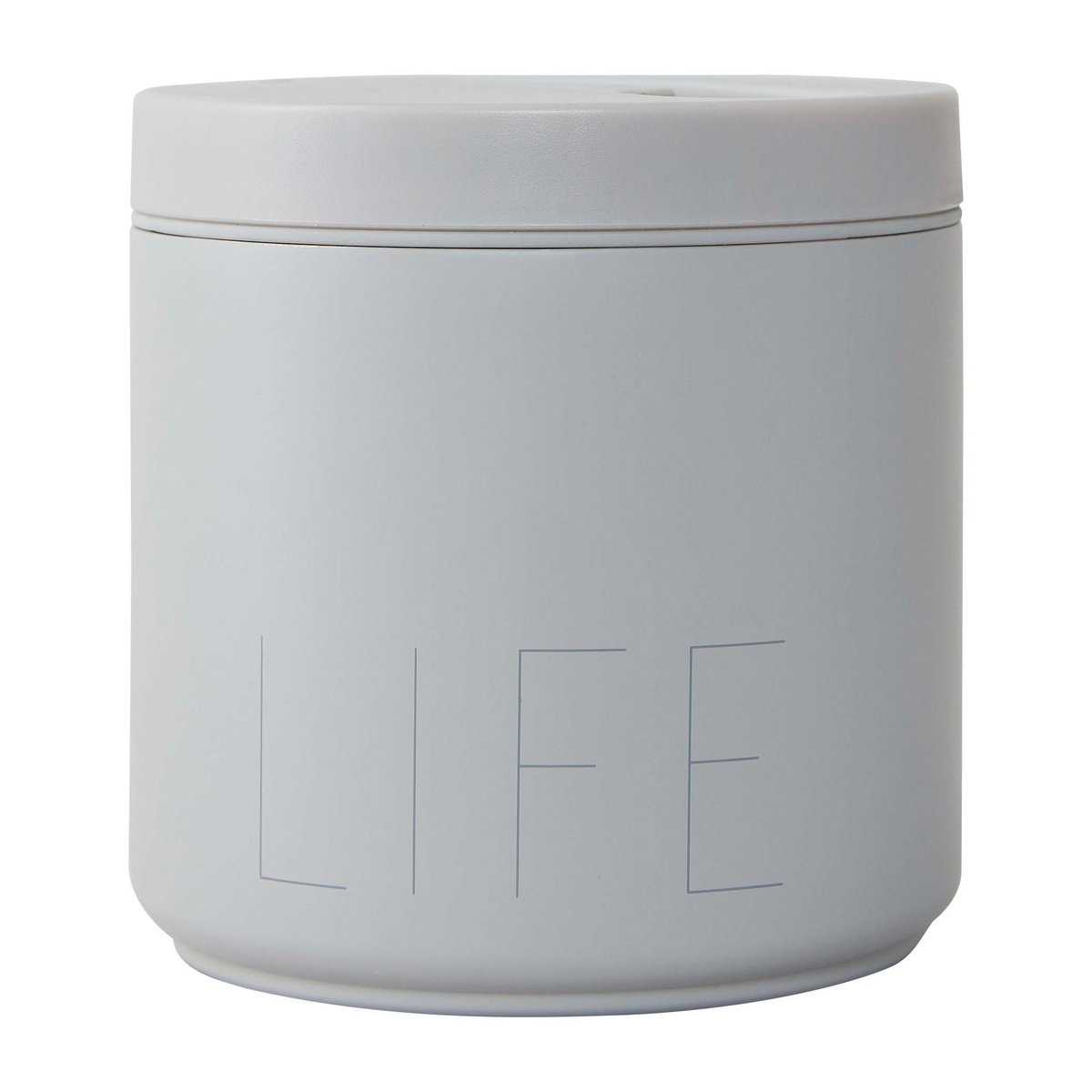 Design Letters - Travel mattermos stor 53 cl cool gray