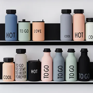 Design Letters termoflaske liten - Soft camel - Design Letters