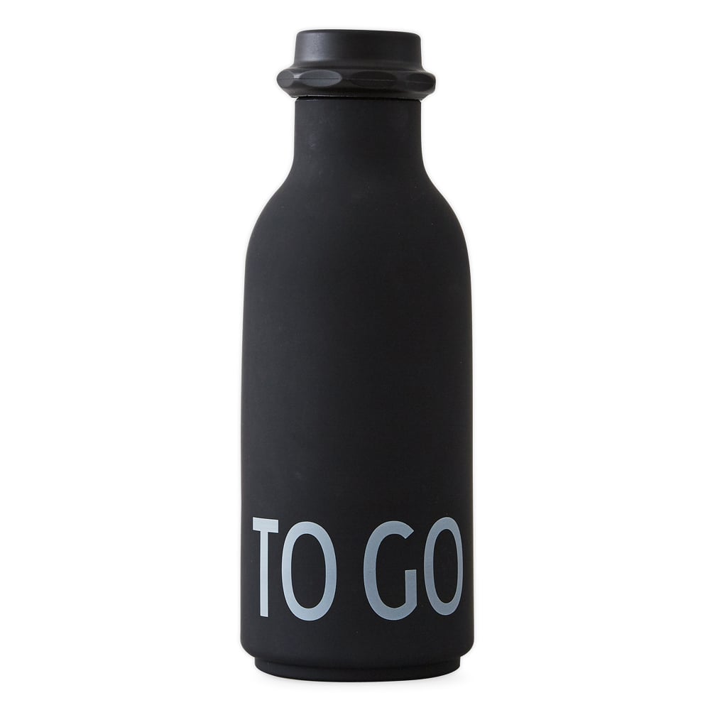 Design Letters Design Letters TO GO drikkeflaske Svart