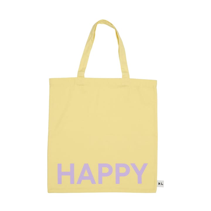 Design Letters Tote bag veske, Yellow-pink Design Letters