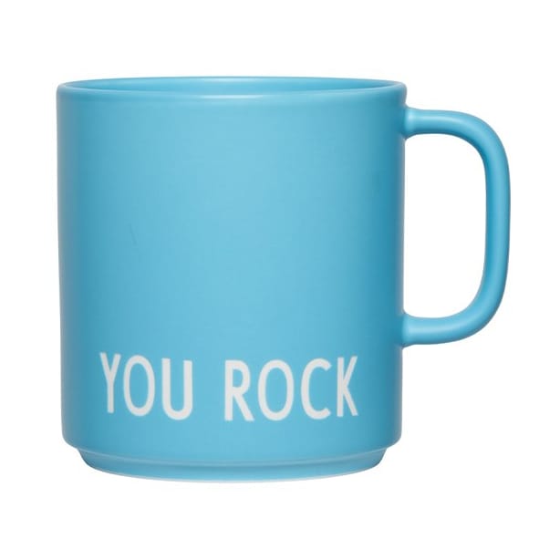Design Letters VIP favorittkopp med hank 25 cl - You rock - Design Letters