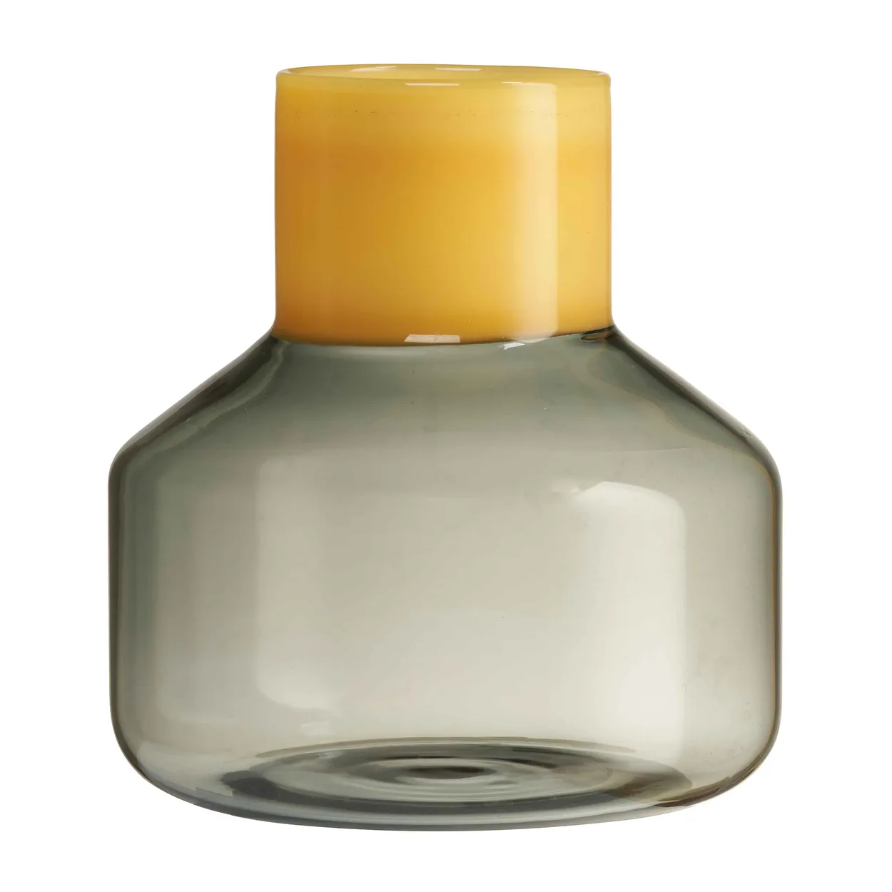 Design Letters Generous vase medium Ø 13 cm Milky yellow-smoke