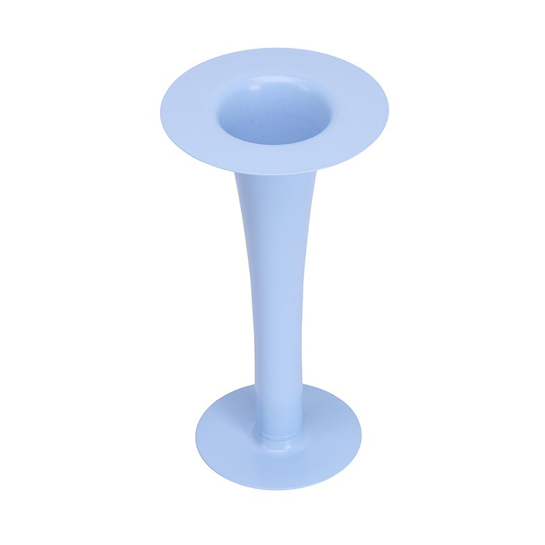 Design Letters - Trumpet vase/lysestake 24 cm lyseblå