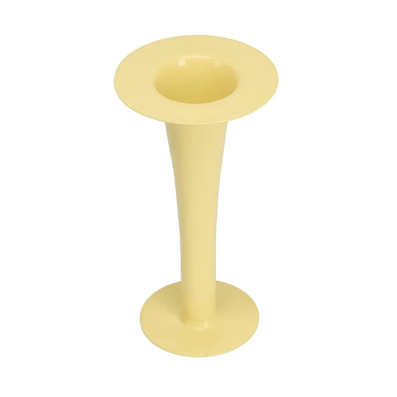 Trumpet 2-i-1 vase og lysestake 24 cm, Yellow Design Letters