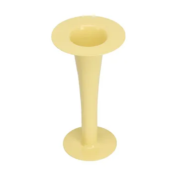 Trumpet 2-i-1 vase og lysestake 24 cm - Yellow - Design Letters