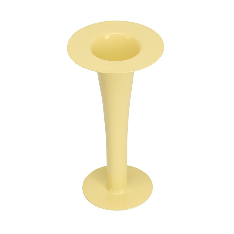 Design Letters Trumpet 2-i-1 vase og lysestake 24 cm Yellow