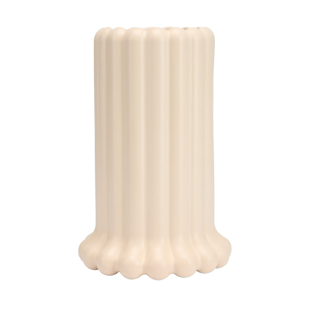 Design Letters - Tubular vase 24 cm beige