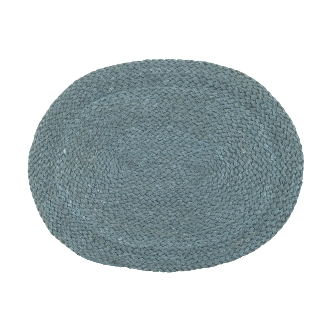 Elin bordbrikke oval, Horizon blue Dixie