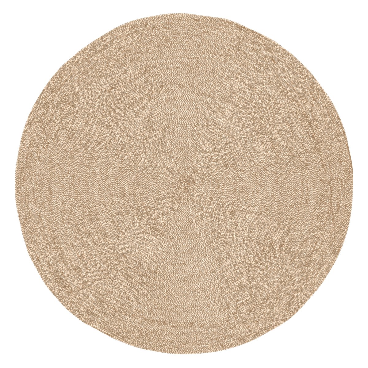 Dixie Ella matte Ø125 cm Hvit-natur