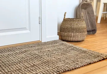 Esther oppbevaringskurv med håndtak 2-pakning - Natural - Dixie