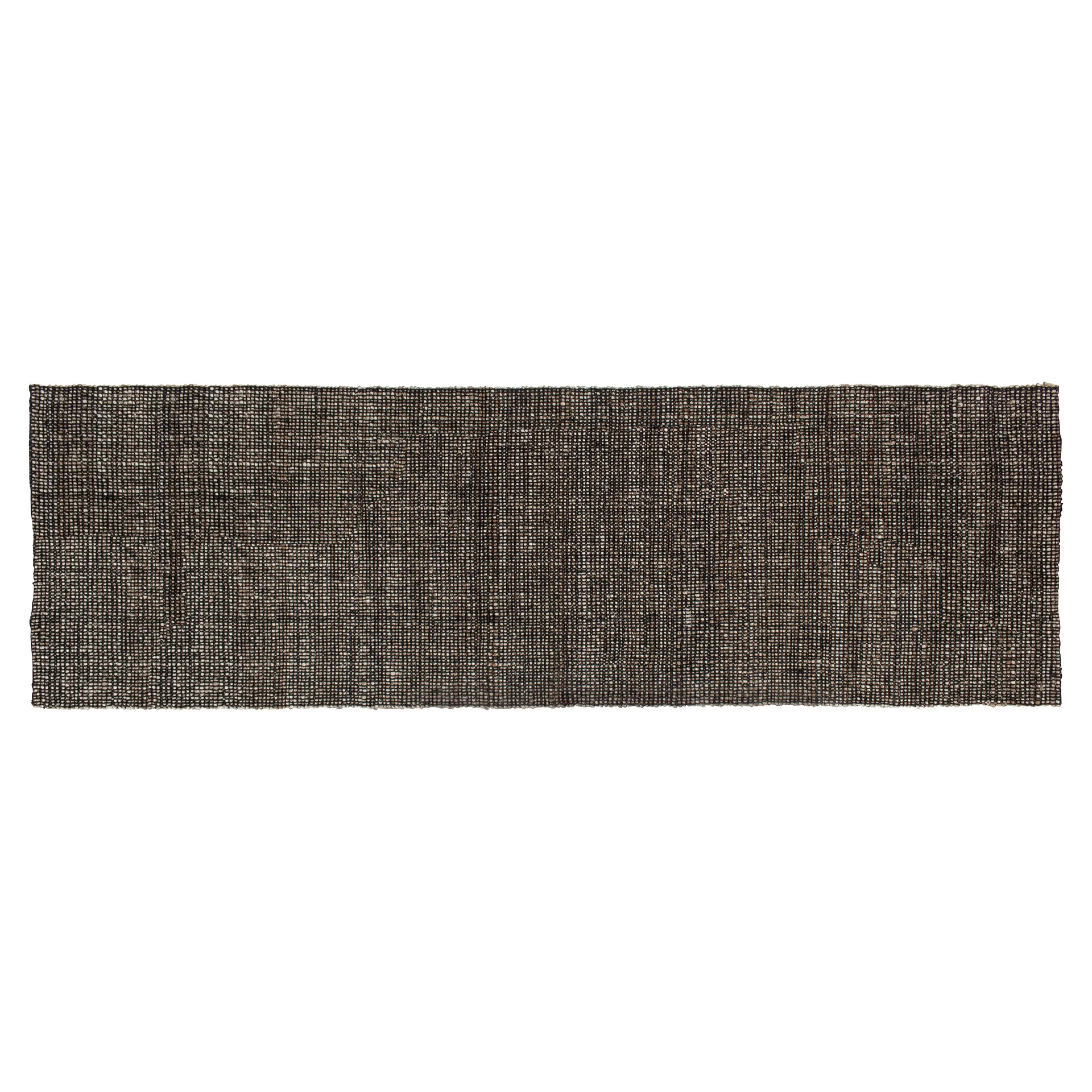Filip teppe 250x80 cm, Black melange Dixie