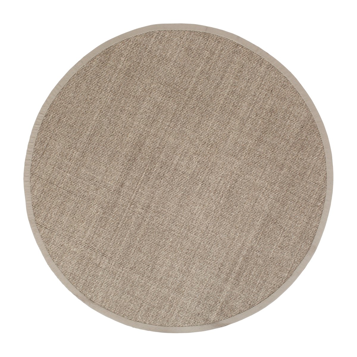 Dixie Jenny Sisal rundt teppe Natural grey Ø 250 cm