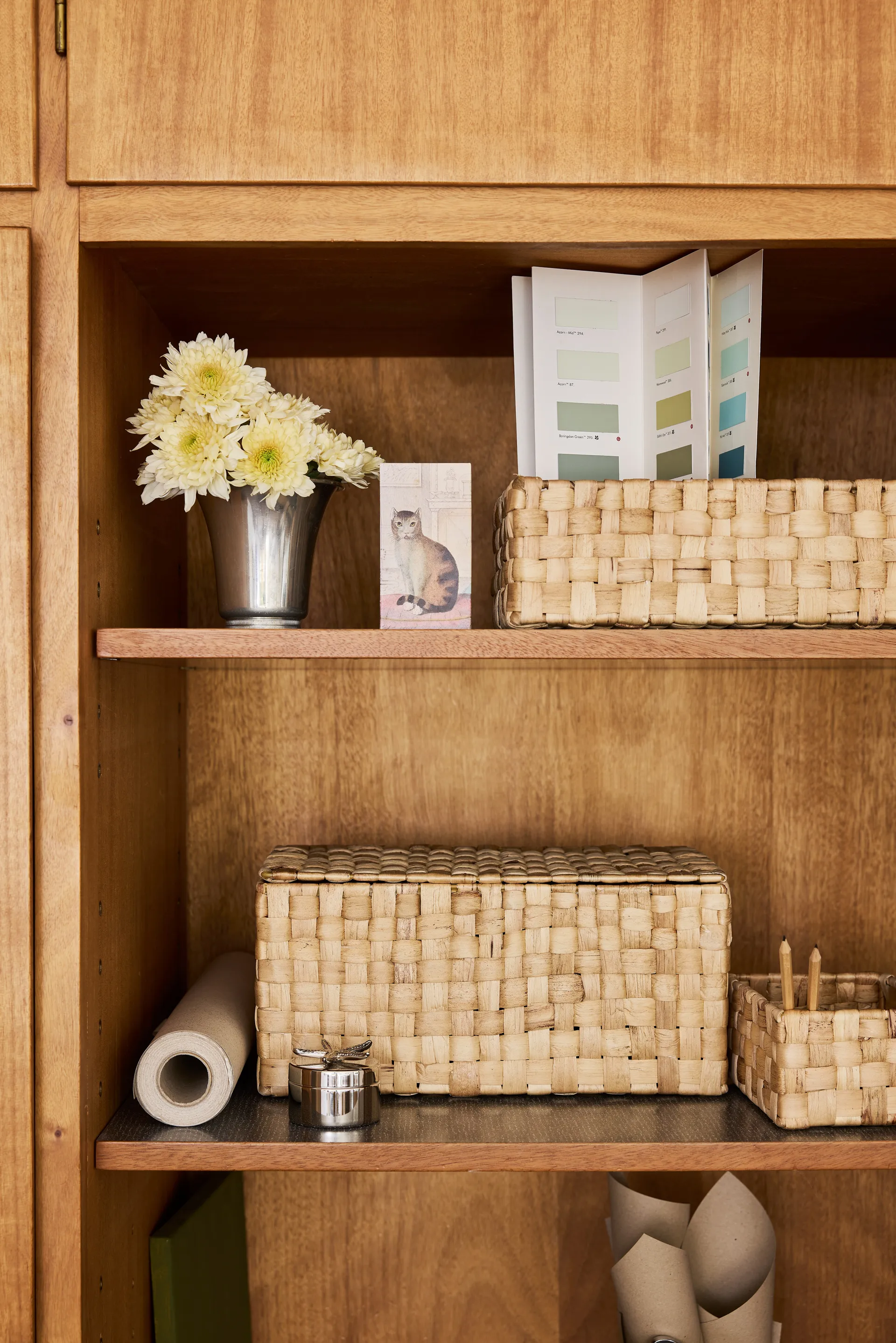 Lily oppbevaringskasse med lokk panama 2 deler, Natural Dixie