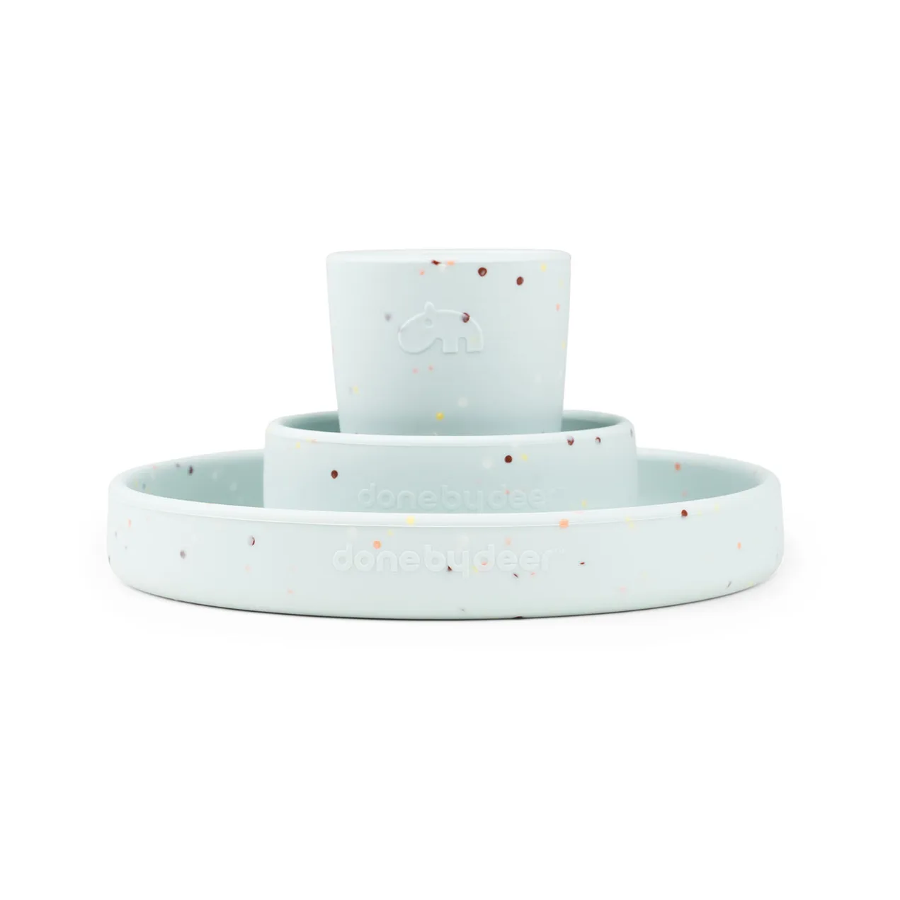 Confetti barneservise 3 deler, Blue Done by deer