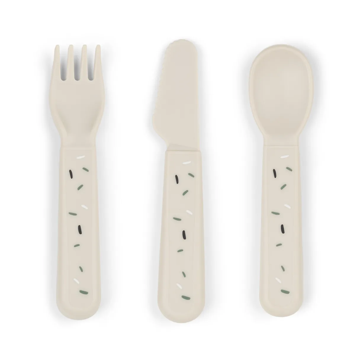 Confetti foodie bestikksett 3 deler, Sand Done by deer