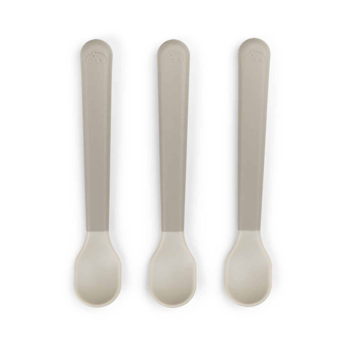 Done by deer Easy-grip foodie skje 3-pk Sand