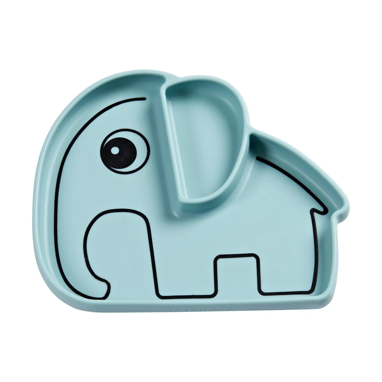 Done by deer Elphee Stick&Stay barnetallerken 17x20 cm Blue