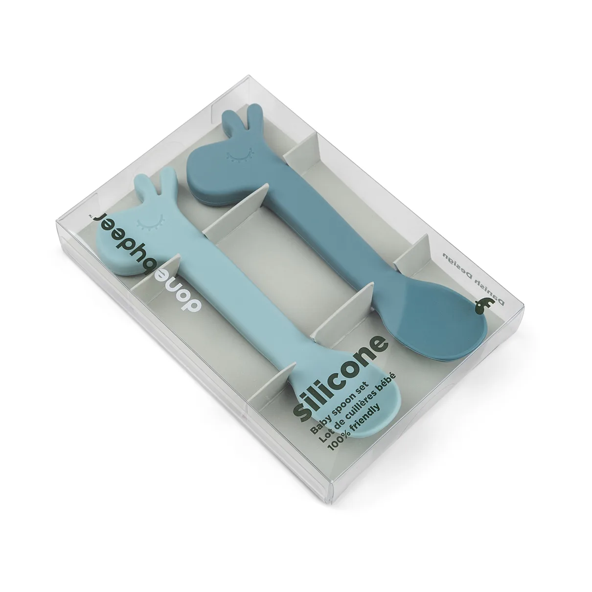 Lalee skje 2-pk, Blue Done by deer