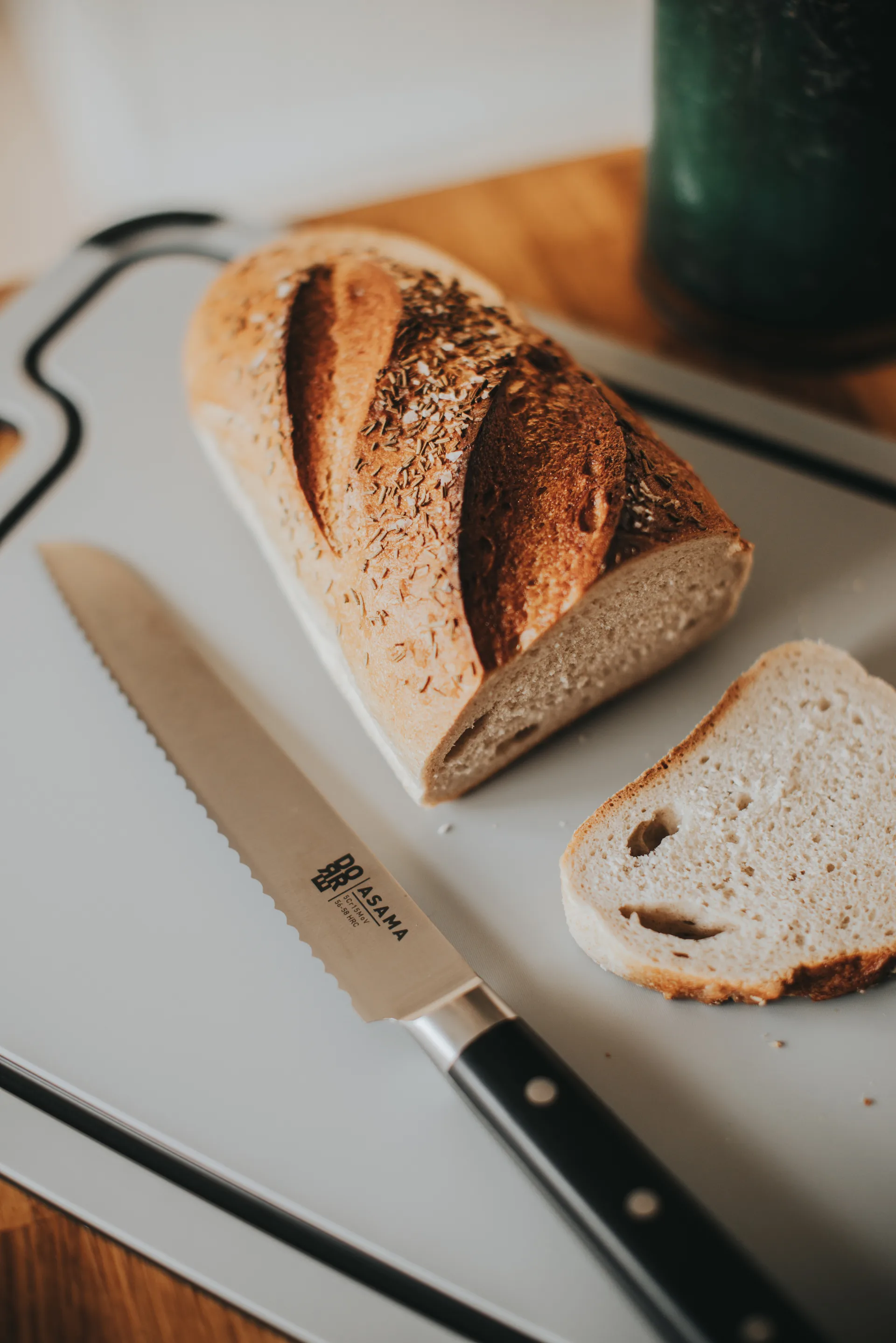 Asama brødkniv 20 cm, Rustfritt stål Dorre