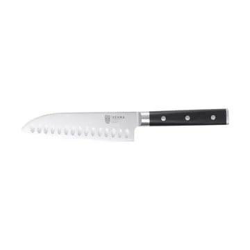 Asama santoku kokkekniv 18 cm - Rustfritt stål - Dorre