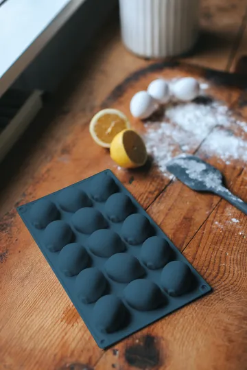 Beck bakeform - Grå, sitron, silikon, 15 stk - Dorre
