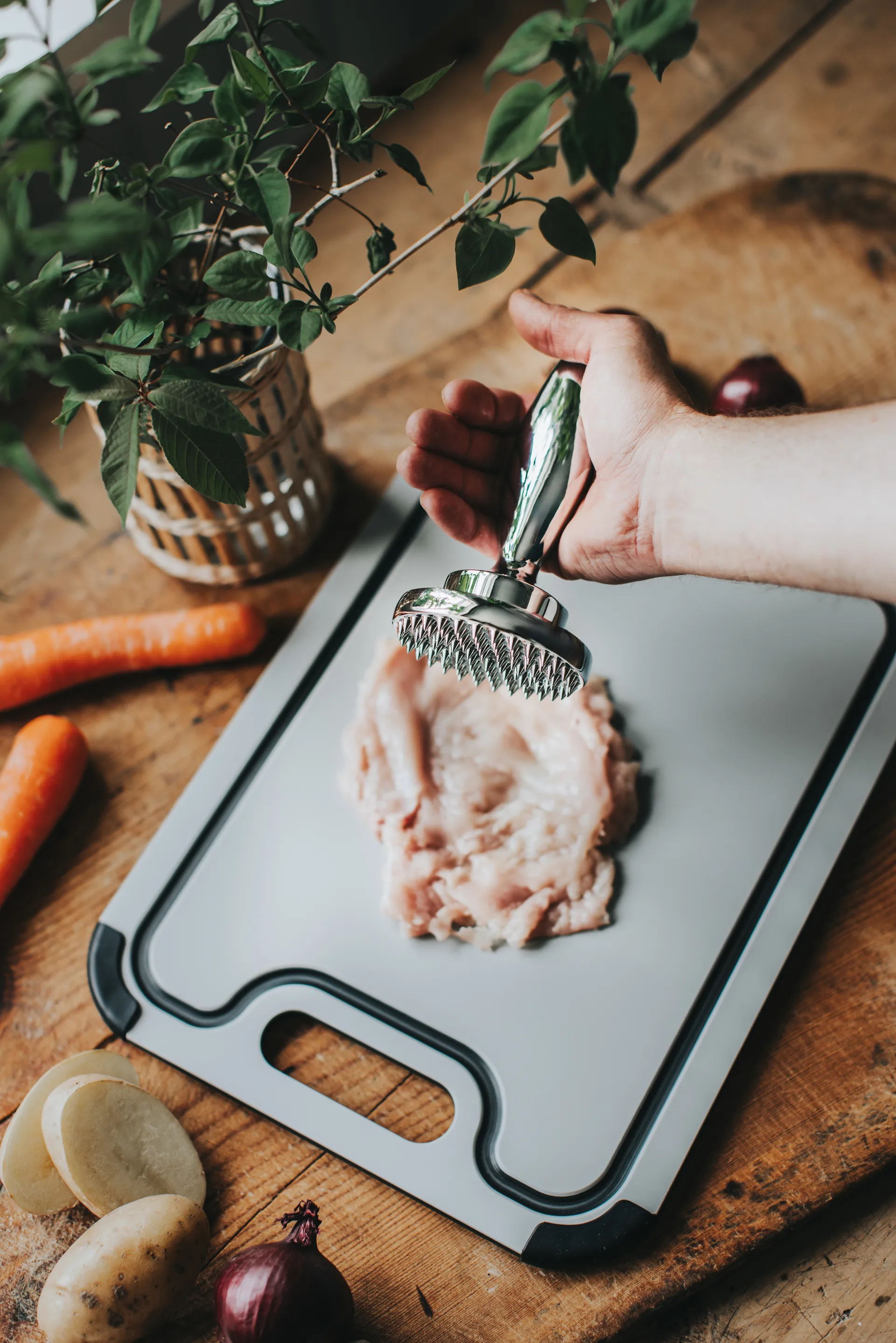 Birdie Biffbankare vendbar 14,5x8,3x8,3 cm, Rustfritt stål Dorre