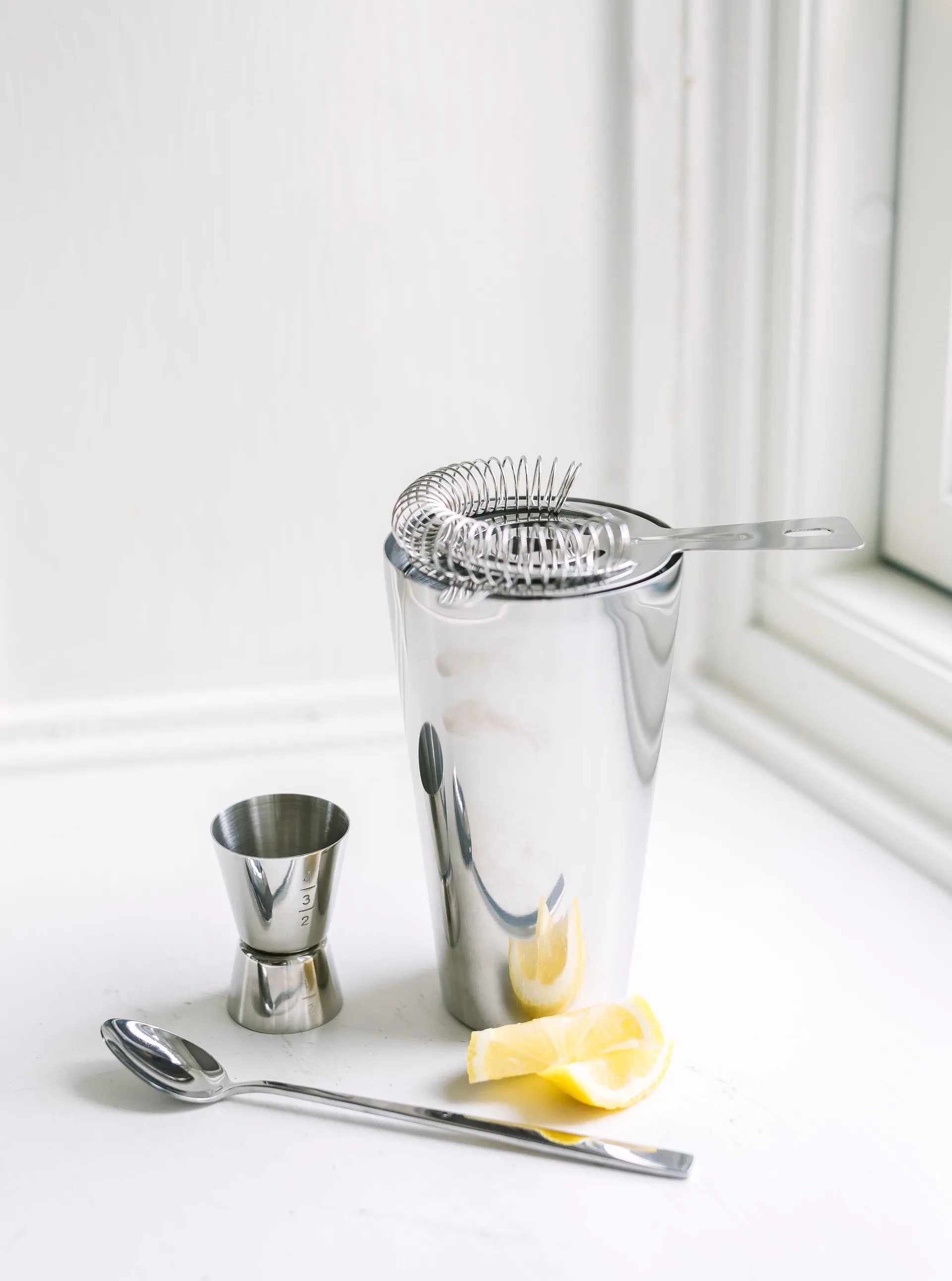 Braddon måleglass 4 cl, Rustfritt stål Dorre