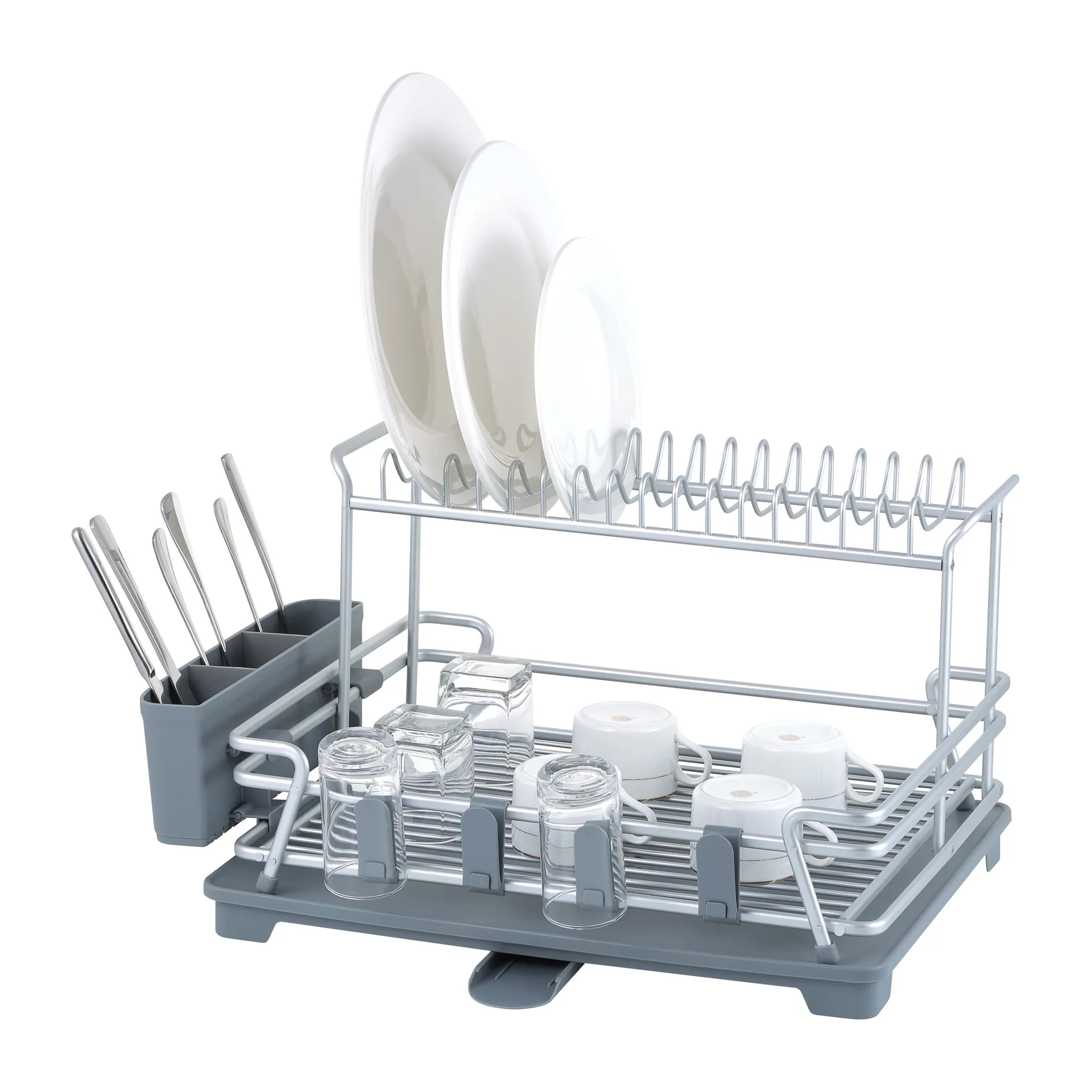 Dilly oppvaskstativ 37,5 x 54,6 cm, Aluminium  Dorre