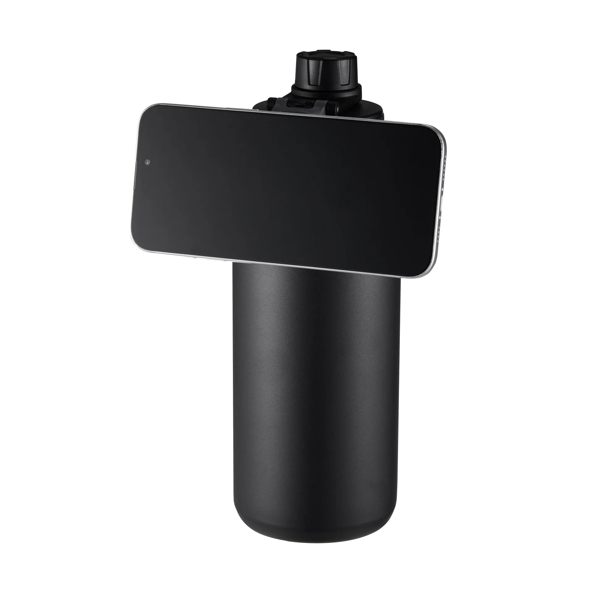 Flory vannflaske dobbeltvegg mobilmagnet 0,9 L, Svart-lilla Dorre