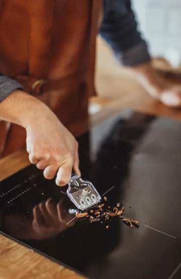 Hema platetopp-skrape svart 5 ekstra blader - 16x5,4x1,8 cm - Dorre