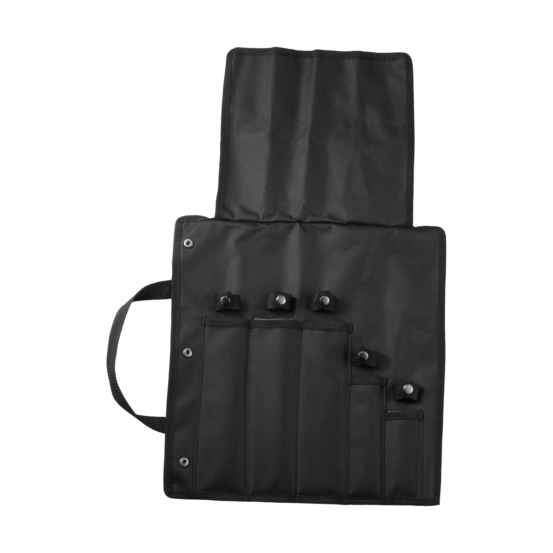 Kadi knivveske, Svart nylon, 5 knivrom Dorre