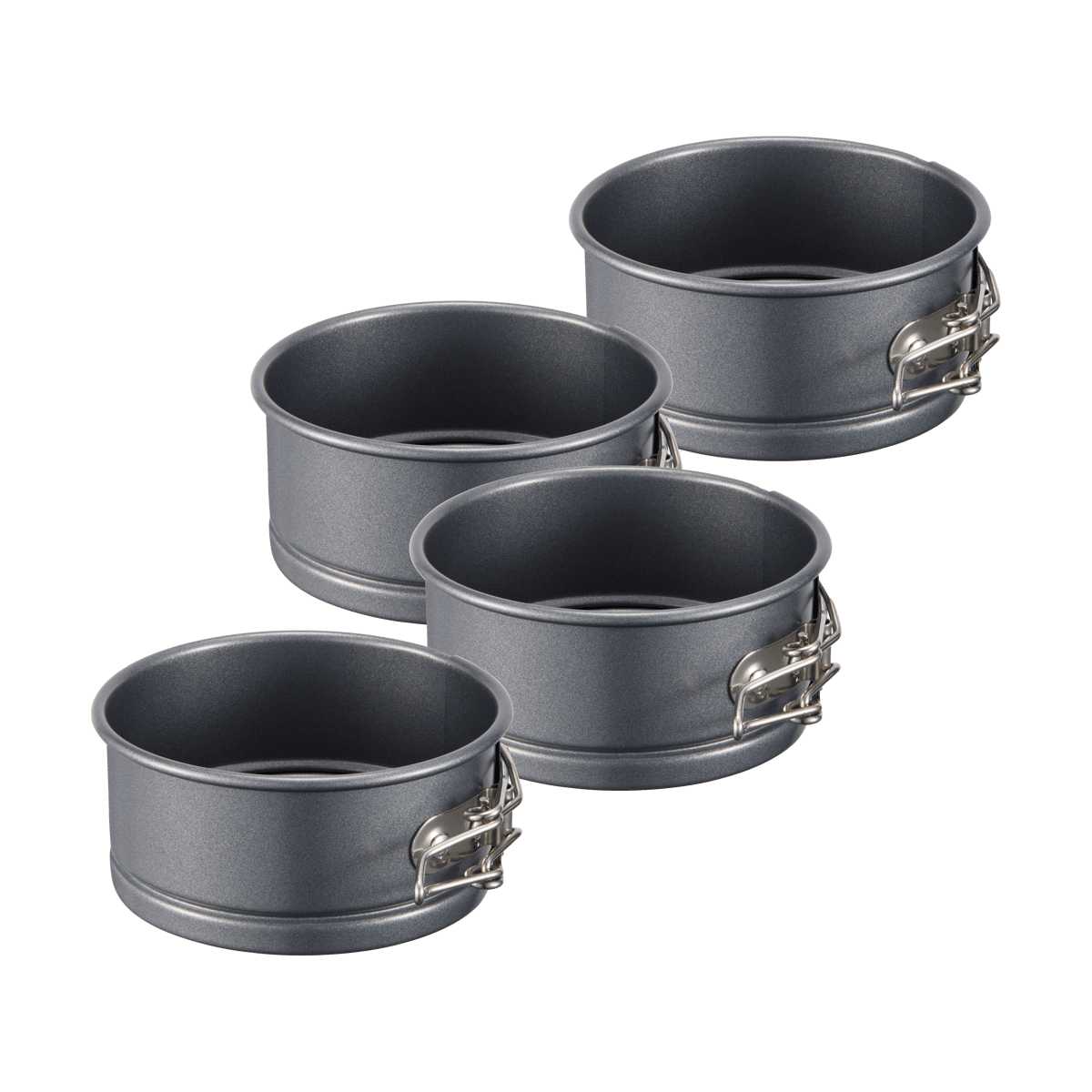 Dorre Karabo mini springform karbonstål 4-pk Ø10 cm