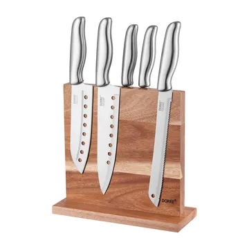 Kaya knivstativ 22x22 cm - Akasie - Dorre