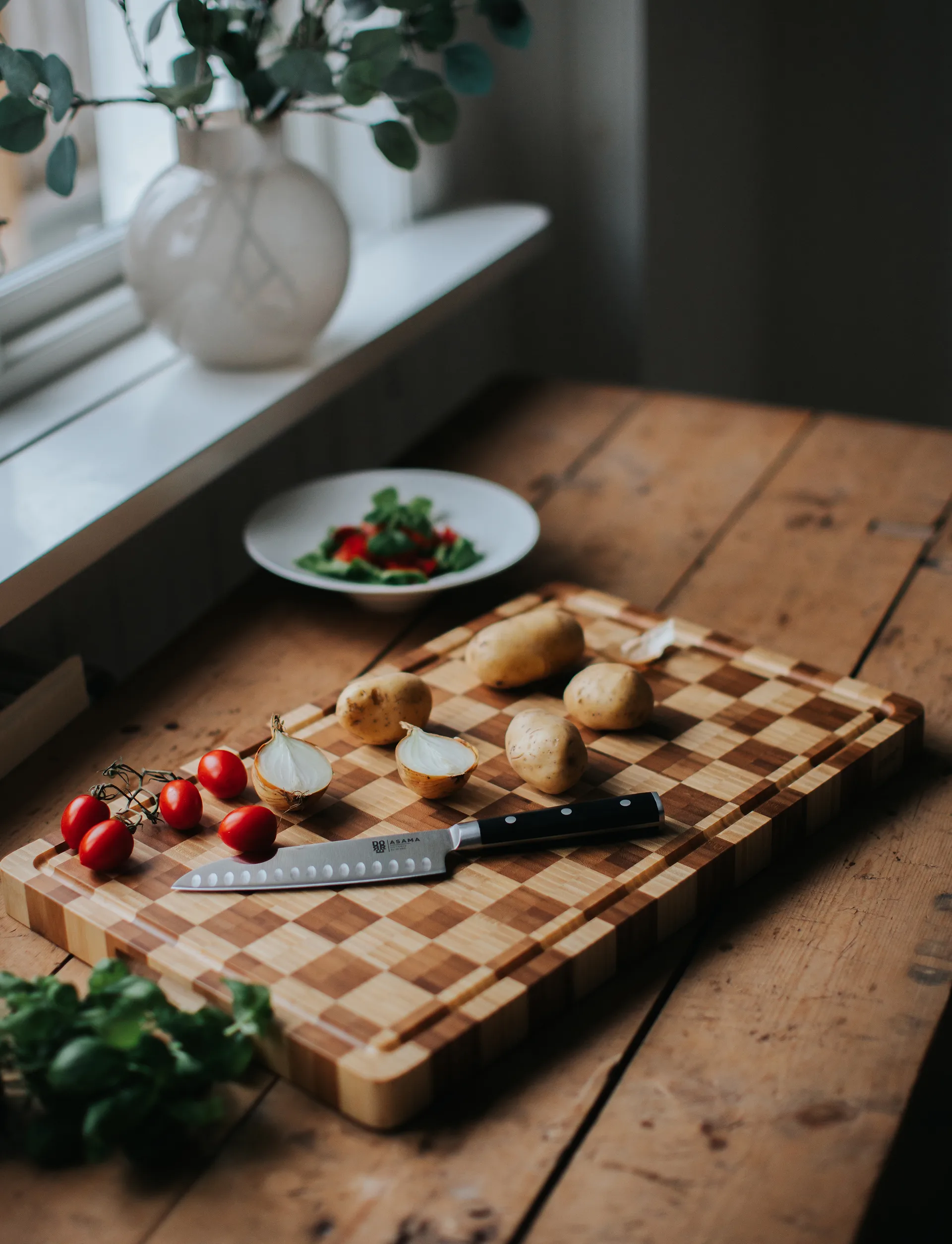 Kombo skjærefjøl, Bambus, 56x35x3,5 cm Dorre