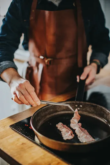 Miah matpincett bøyd spiss 24x2,5 cm - Rustfritt stål - Dorre