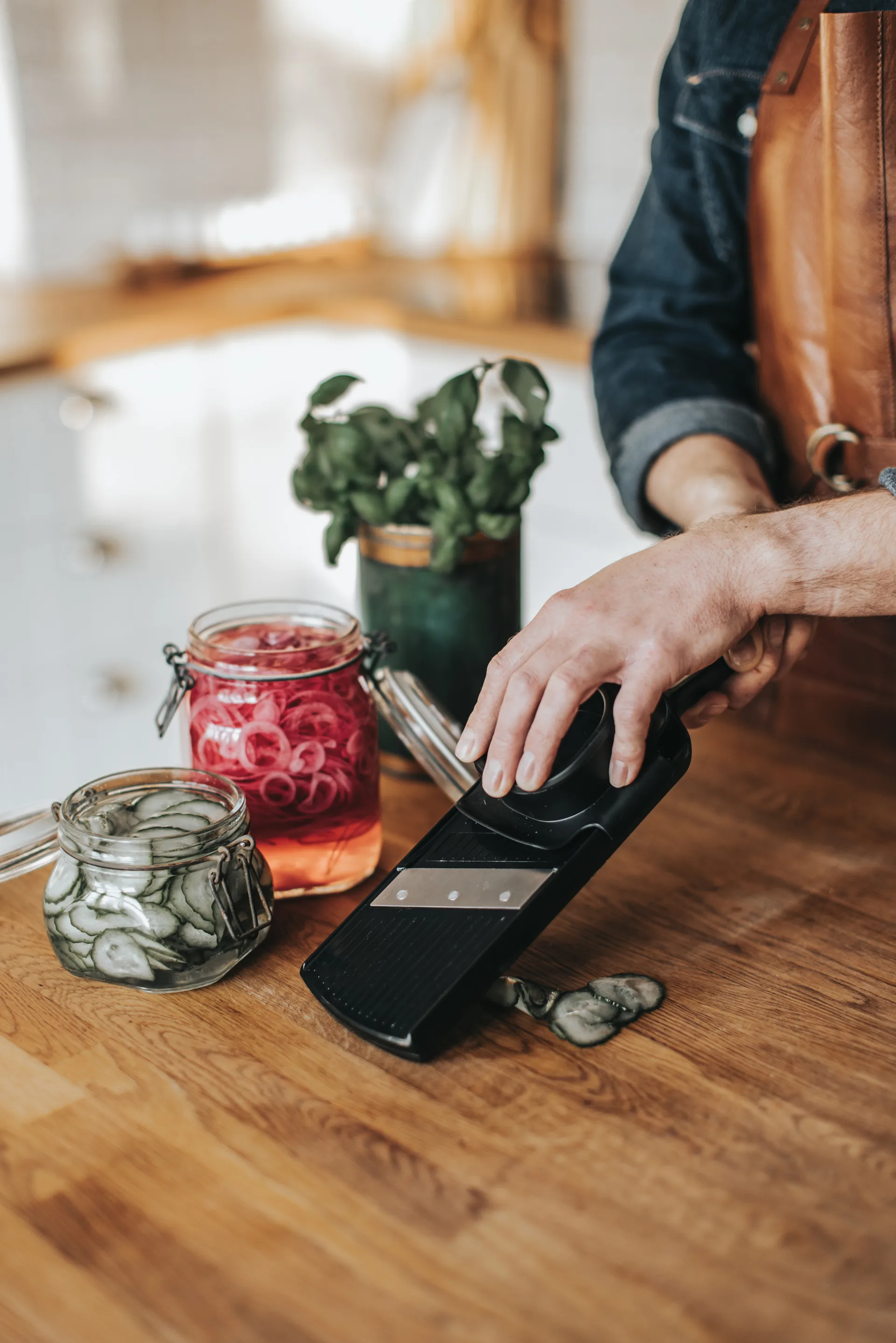 Mona mandolin grønnsaksskiver, 32,6x9,9 cm Dorre