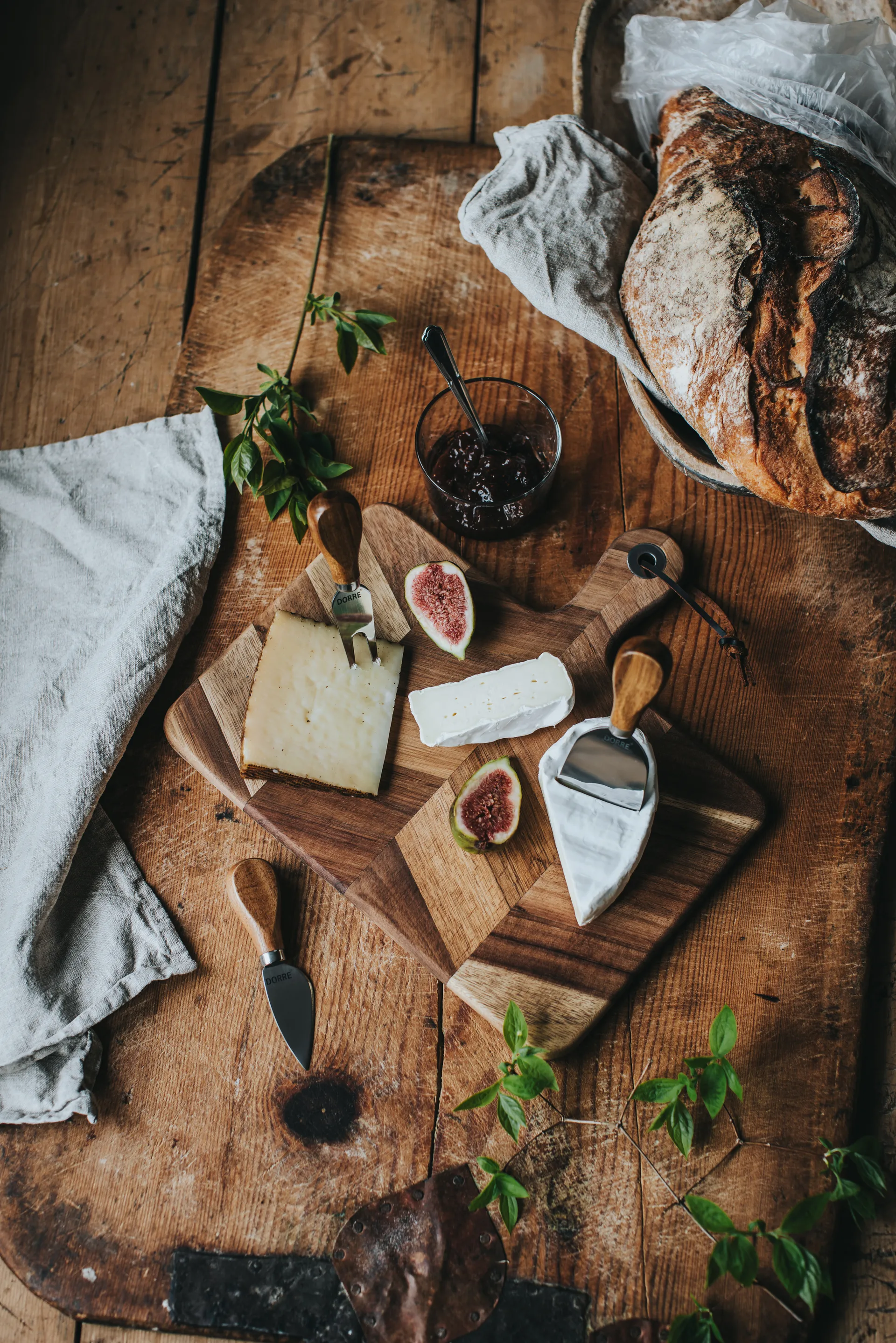 Ollie Ostefat fiskebensmønster 4 deler, FSC Akasie Dorre