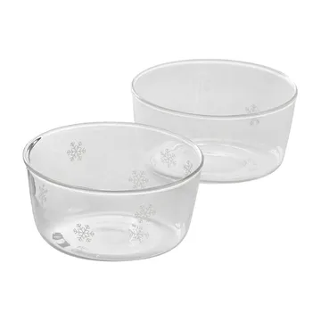 Snøstjerne skål Ø10 cm 2-pakning - Glass - Dorre