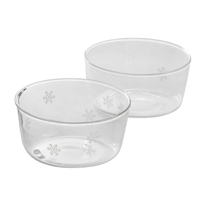 Snøstjerne skål Ø10 cm 2-pakning - Glass - Dorre