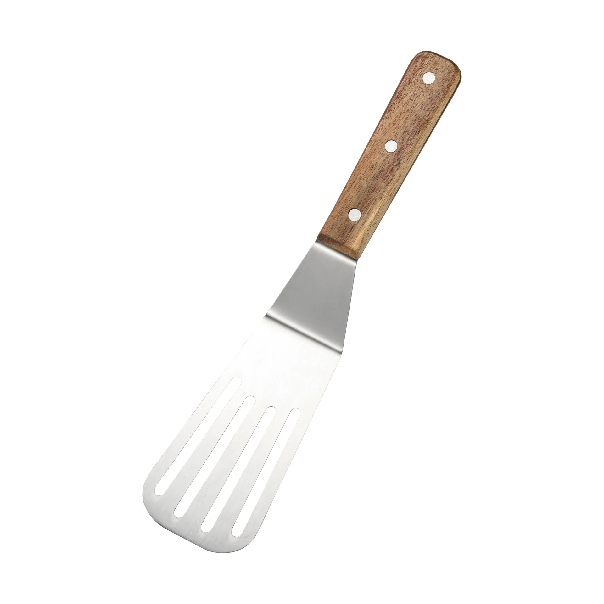 Steph stekespade slisset, Rustfritt stål, akasietre, 28 cm Dorre