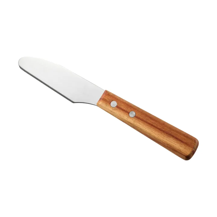 Sylvia smørkniv - Rustfritt stål, treskaft, 22 cm - Dorre