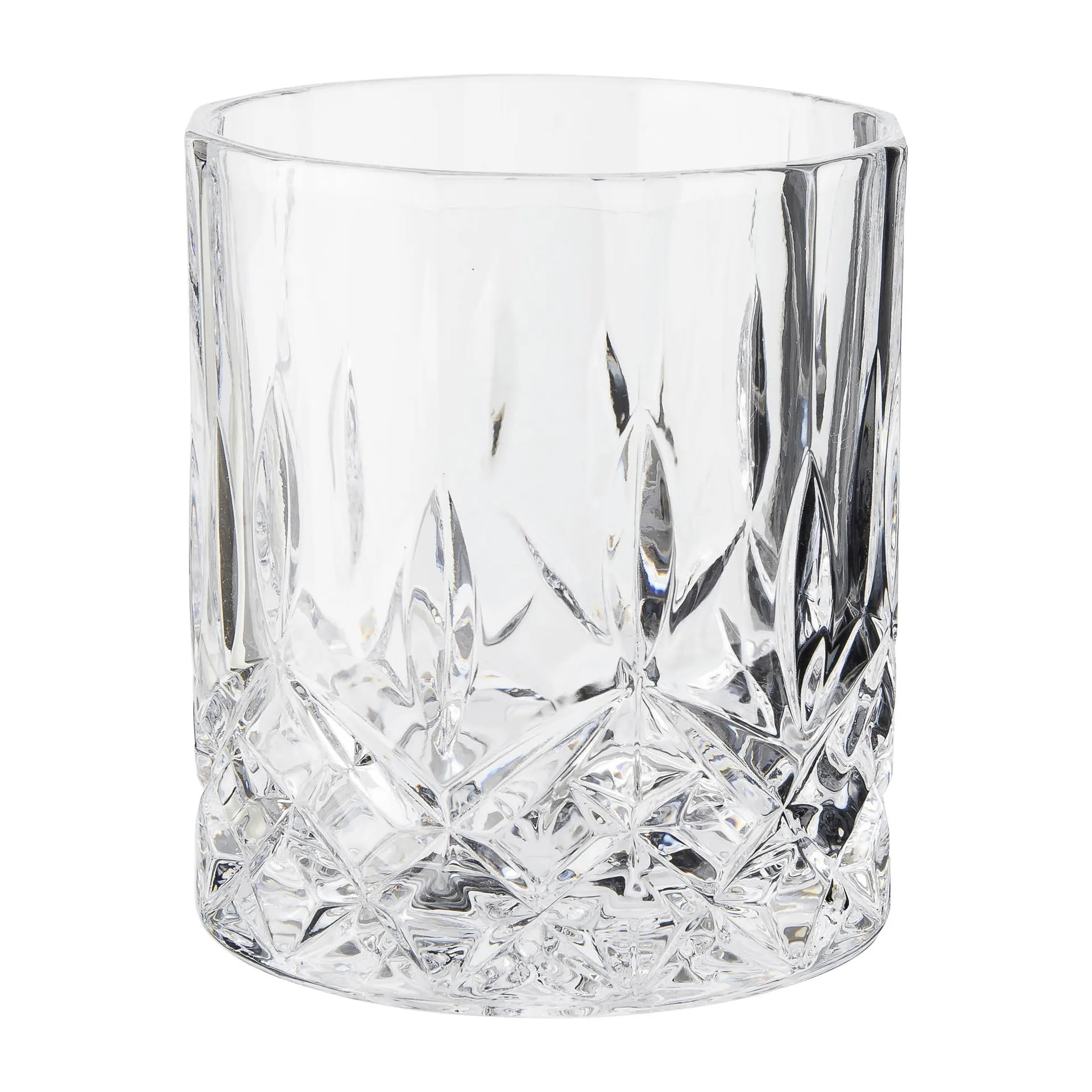 Vide whiskeysett karaffel og 6 stk. whiskeyglass, Krystallglass Dorre