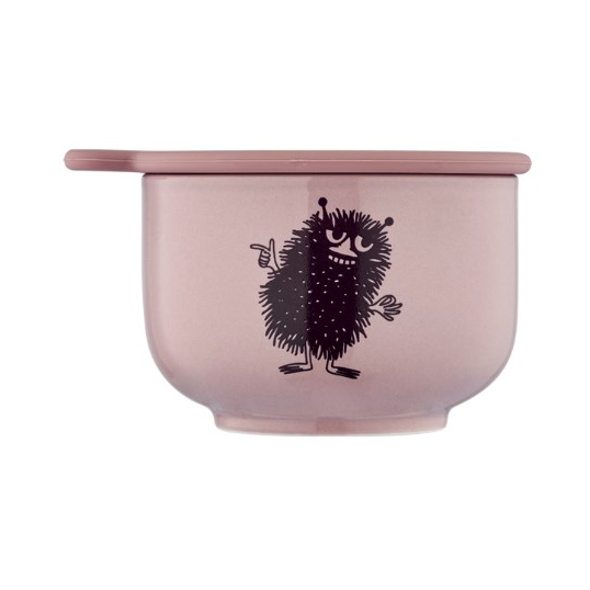 Dsignhouse x Moomin Mummi skål med lokk Ø7 cm Rosa