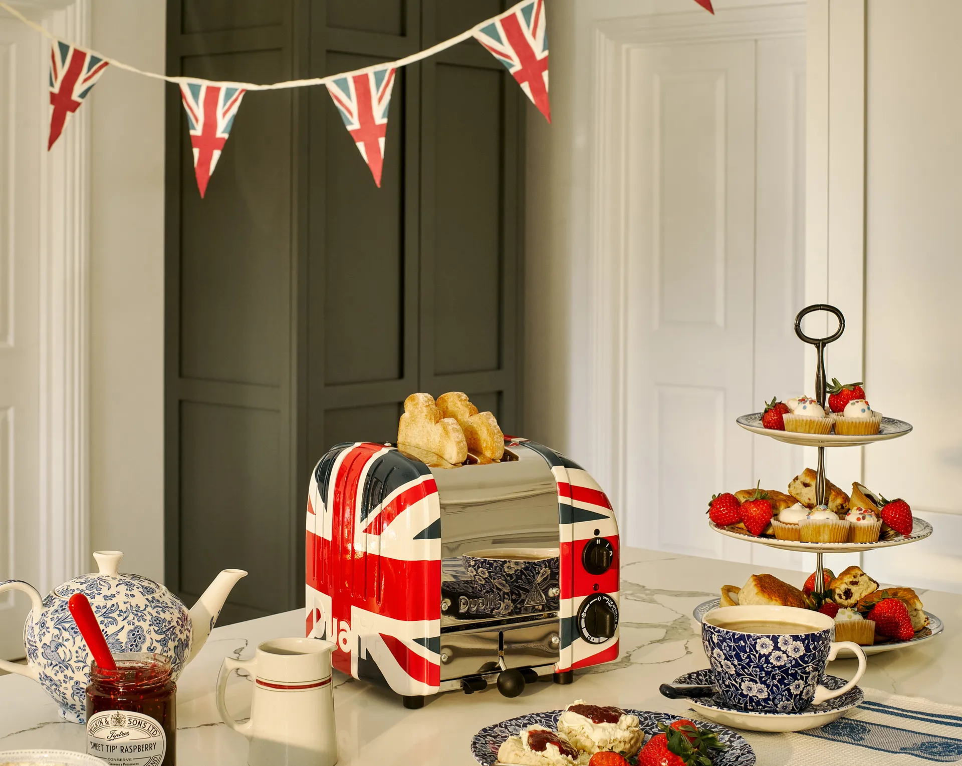 Brødrister Classic 2 Skiver, Union Jack Dualit