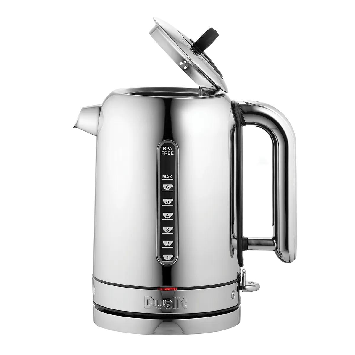 Dualit - Classic vannkoker 1,7L sølv/svart