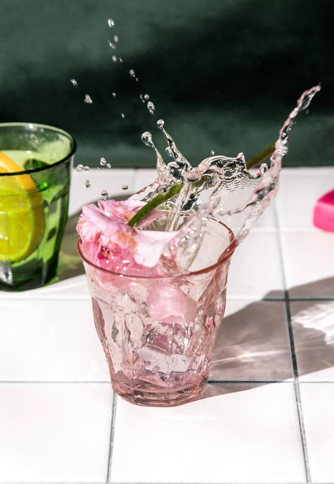 Picardie drikkeglass, Rosa, 4-pakning, 25 cl Duralex