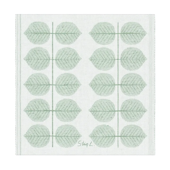 Berså serviett 35x35 cm - Grønn - Ekelund Linneväveri